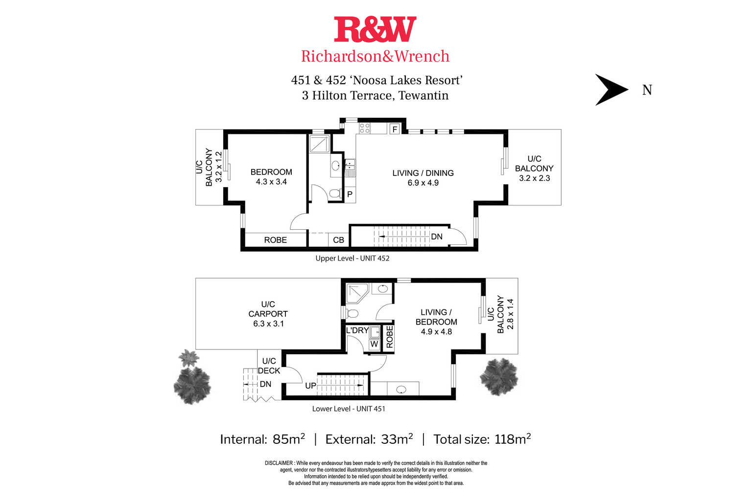 451 & 452/3 Hilton Terrace Tewantin