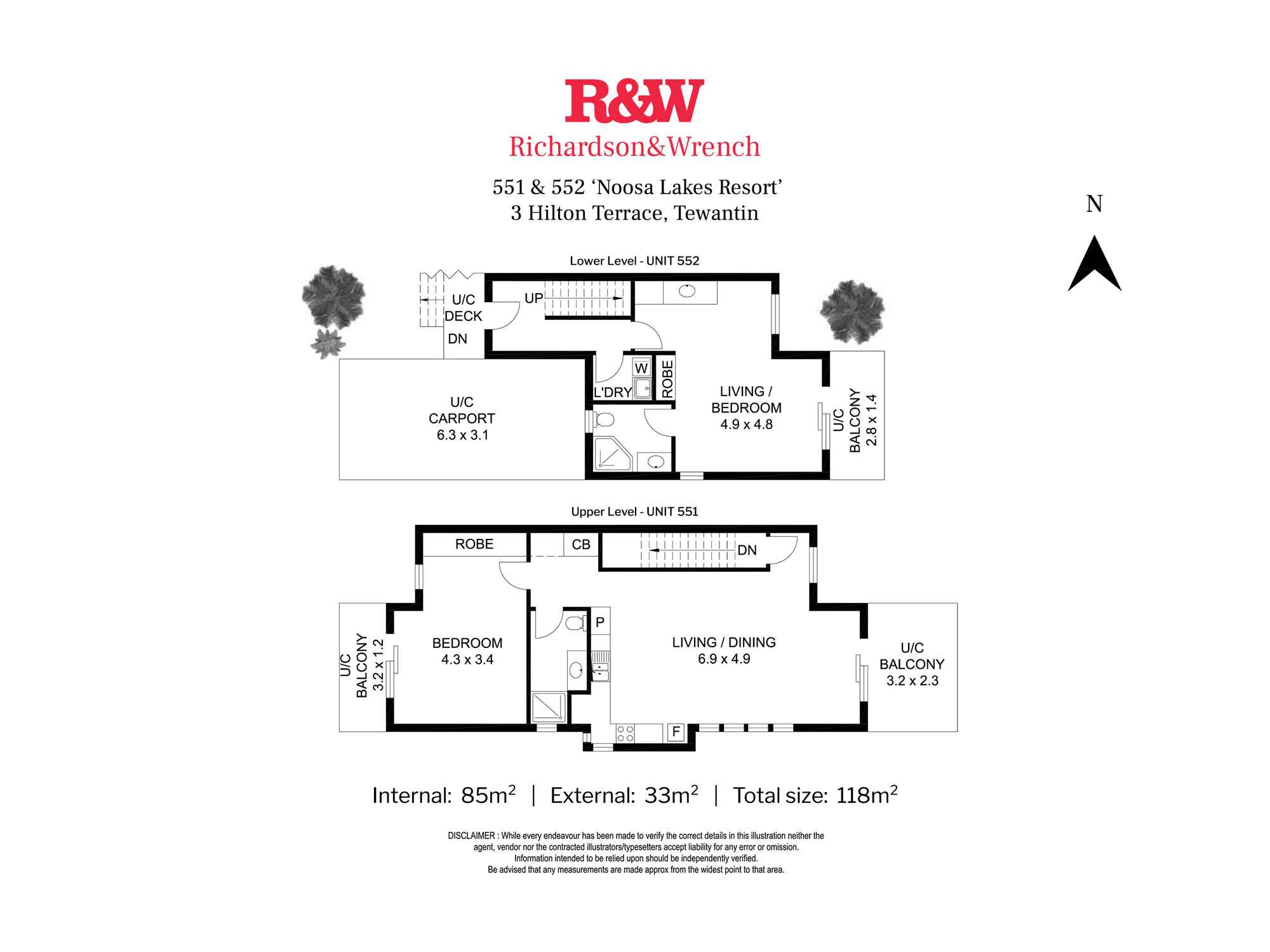 551 & 552/3 Hilton Terrace Tewantin 551 & 552/3 Hilton Terrace Tewantin