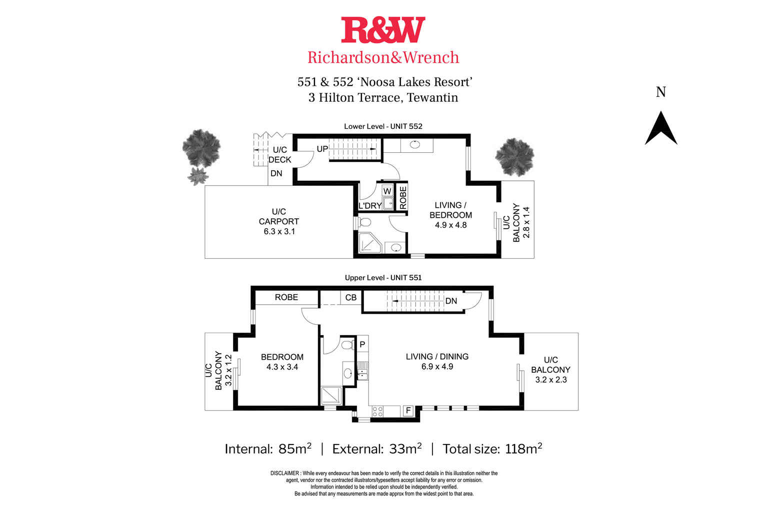 551 & 552/3 Hilton Terrace Tewantin 551 & 552/3 Hilton Terrace Tewantin