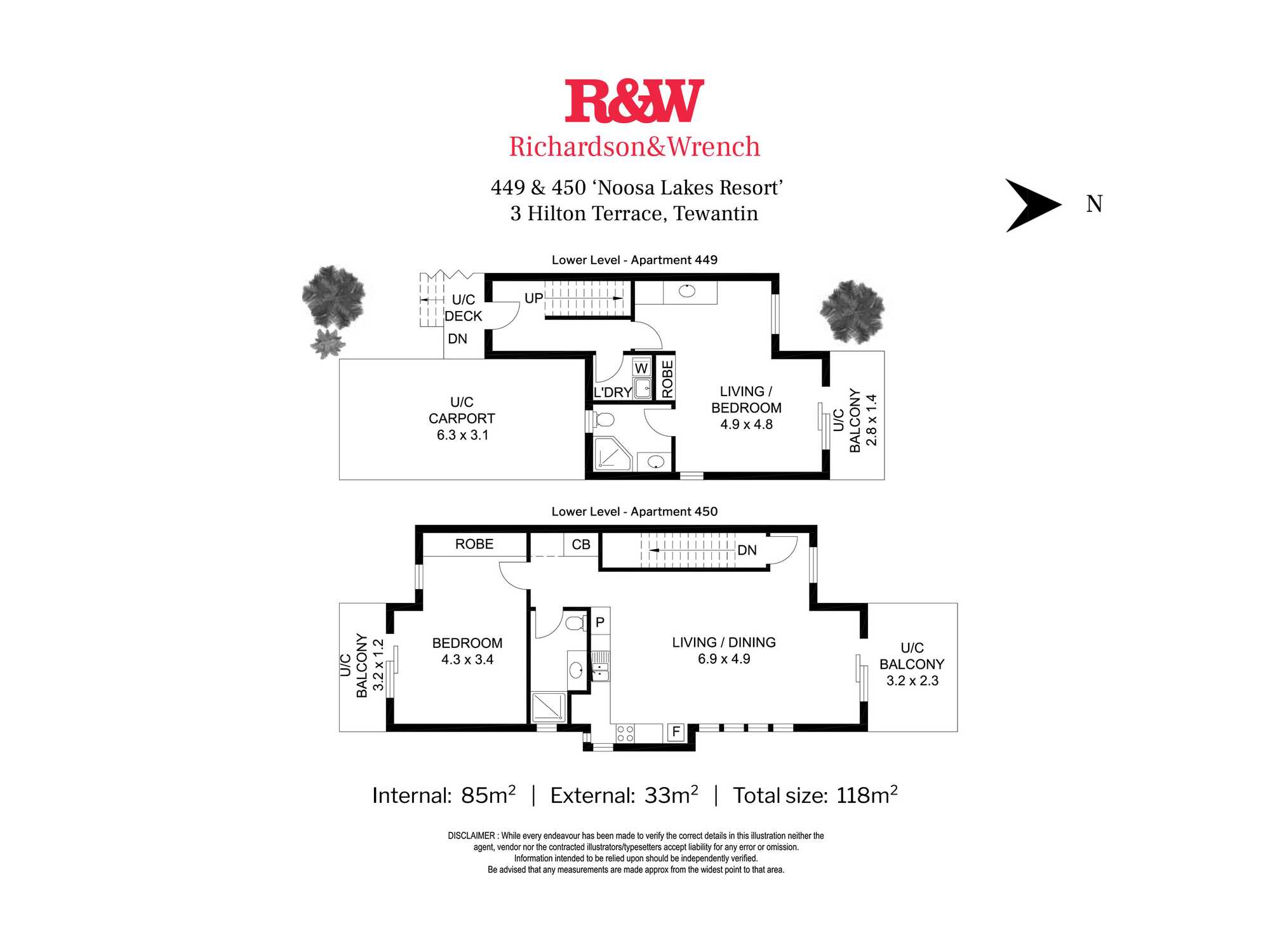 449 & 450/3 Hilton Terrace Tewantin